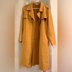 FAVLUX Golden Tan Trench Coat